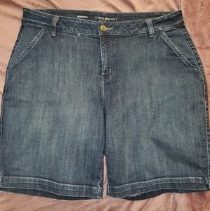 Lane Bryant Denim Bermuda Shorts